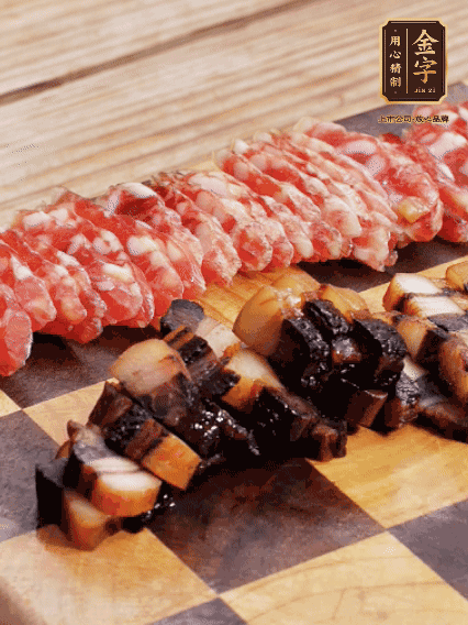 金字二八臘腸、金字醬油肉切薄片